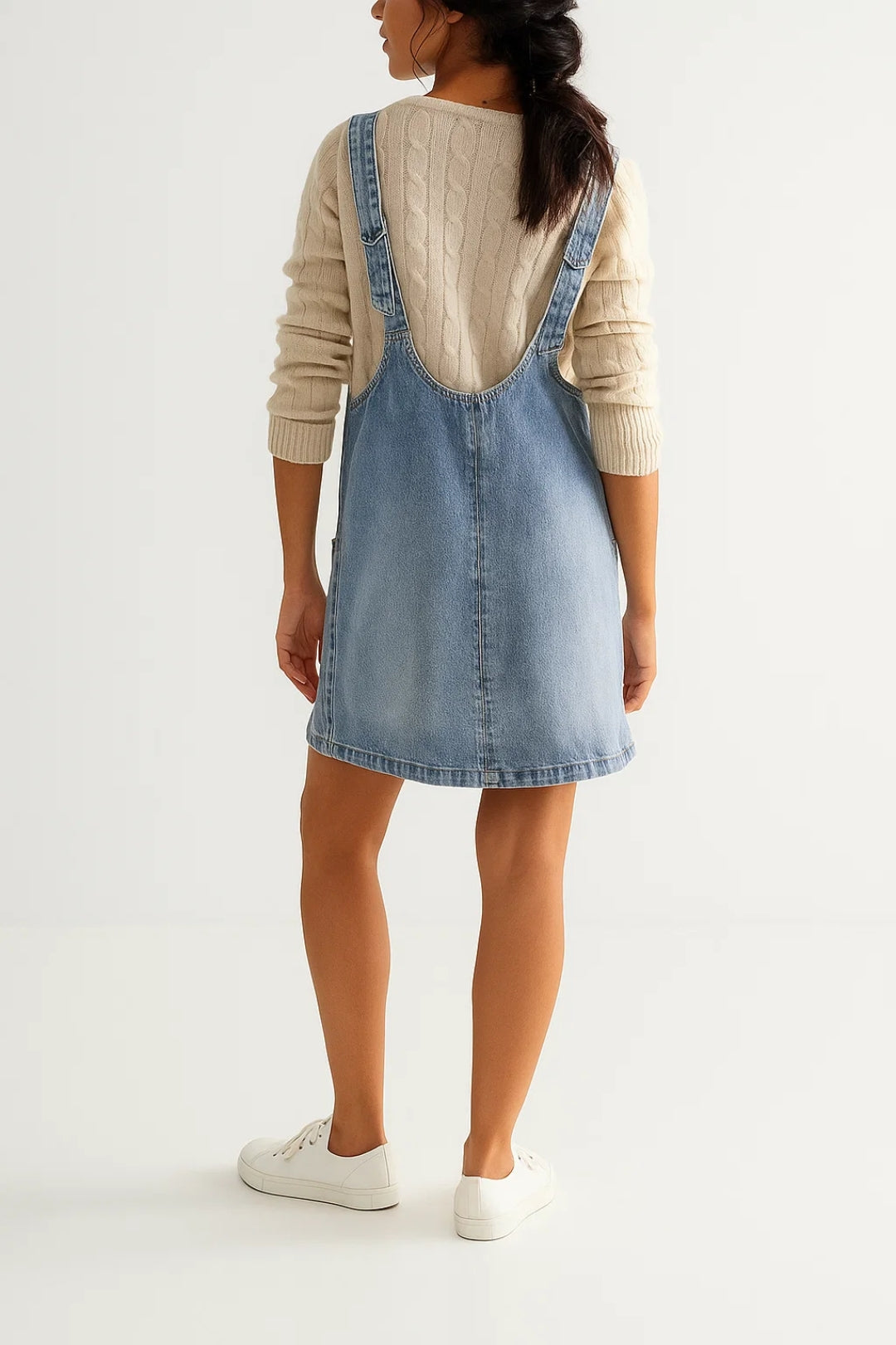 Robe Chasuble en Jean | Coton Denim | Décontractée et Polyvalente