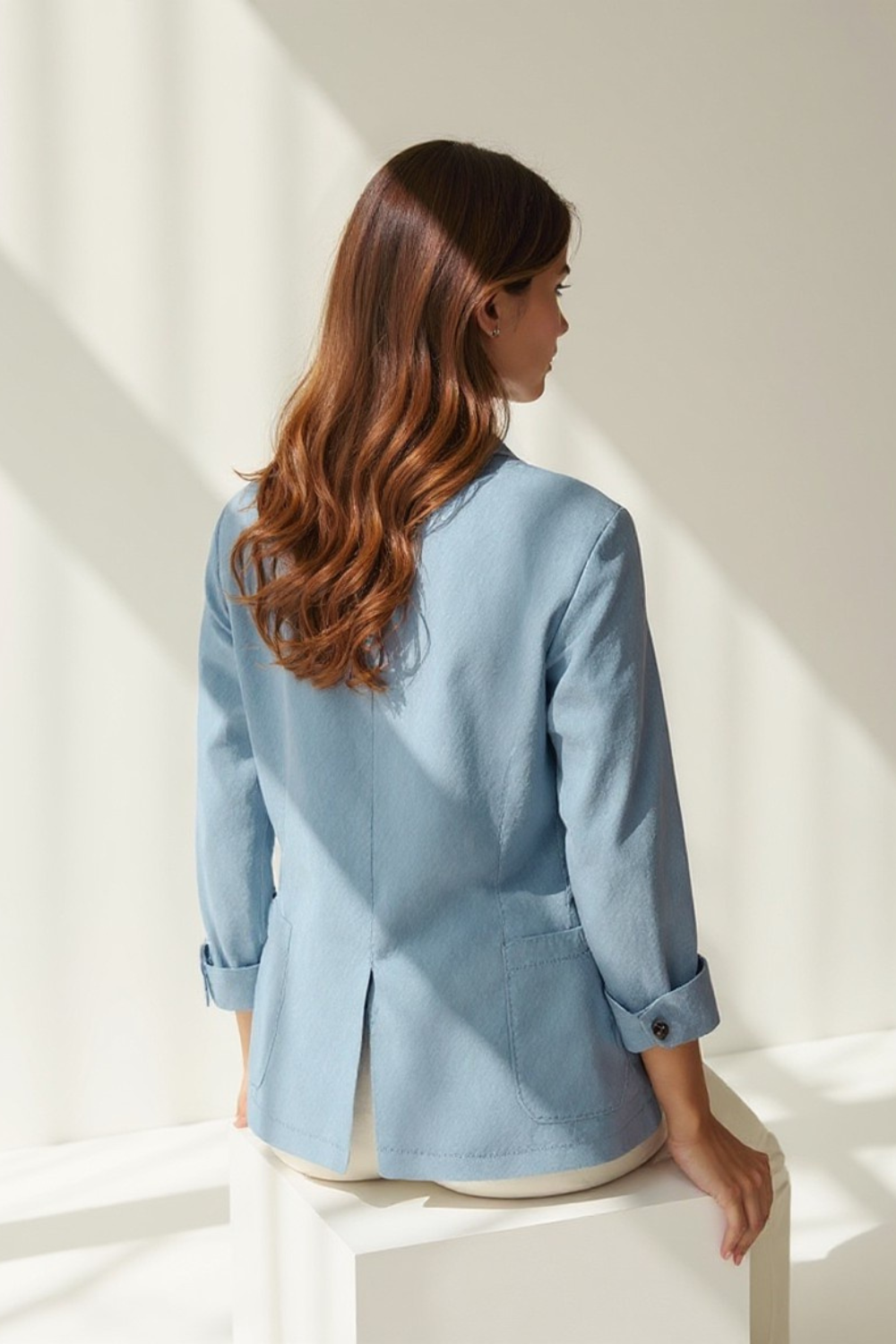 Veste Légère Femme | Coton-Lin Naturel | Style Décontracté Chic