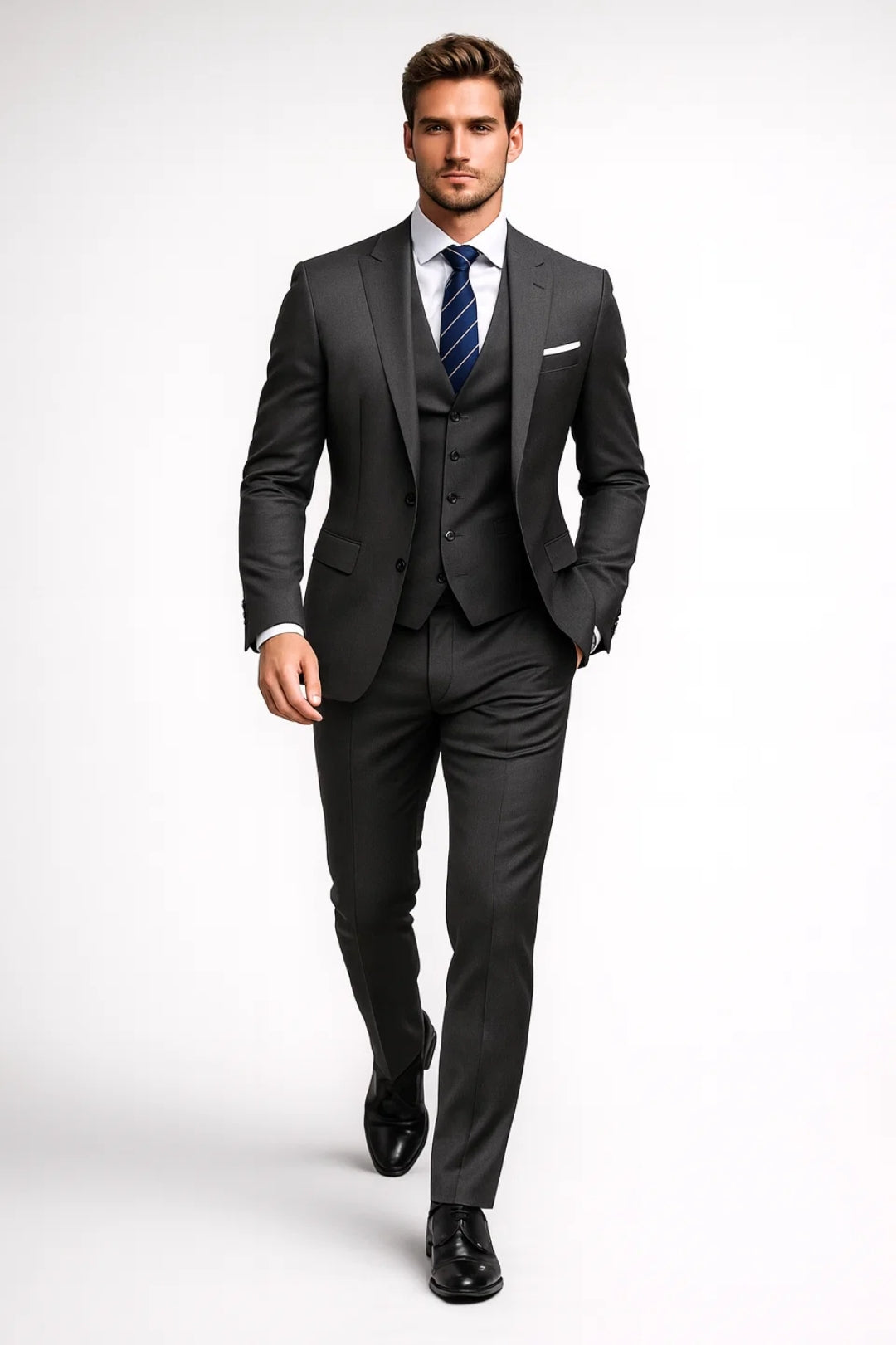 Costume Trois Pièces Homme | Classique | Raffiné pour Mi-Saison