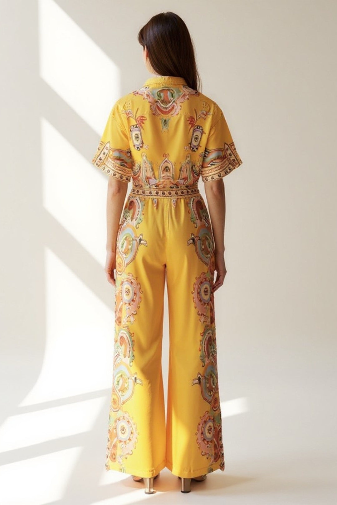 Ensemble Bohème Imprimé | Deux Pièces Fluides | Style Estival Coloré