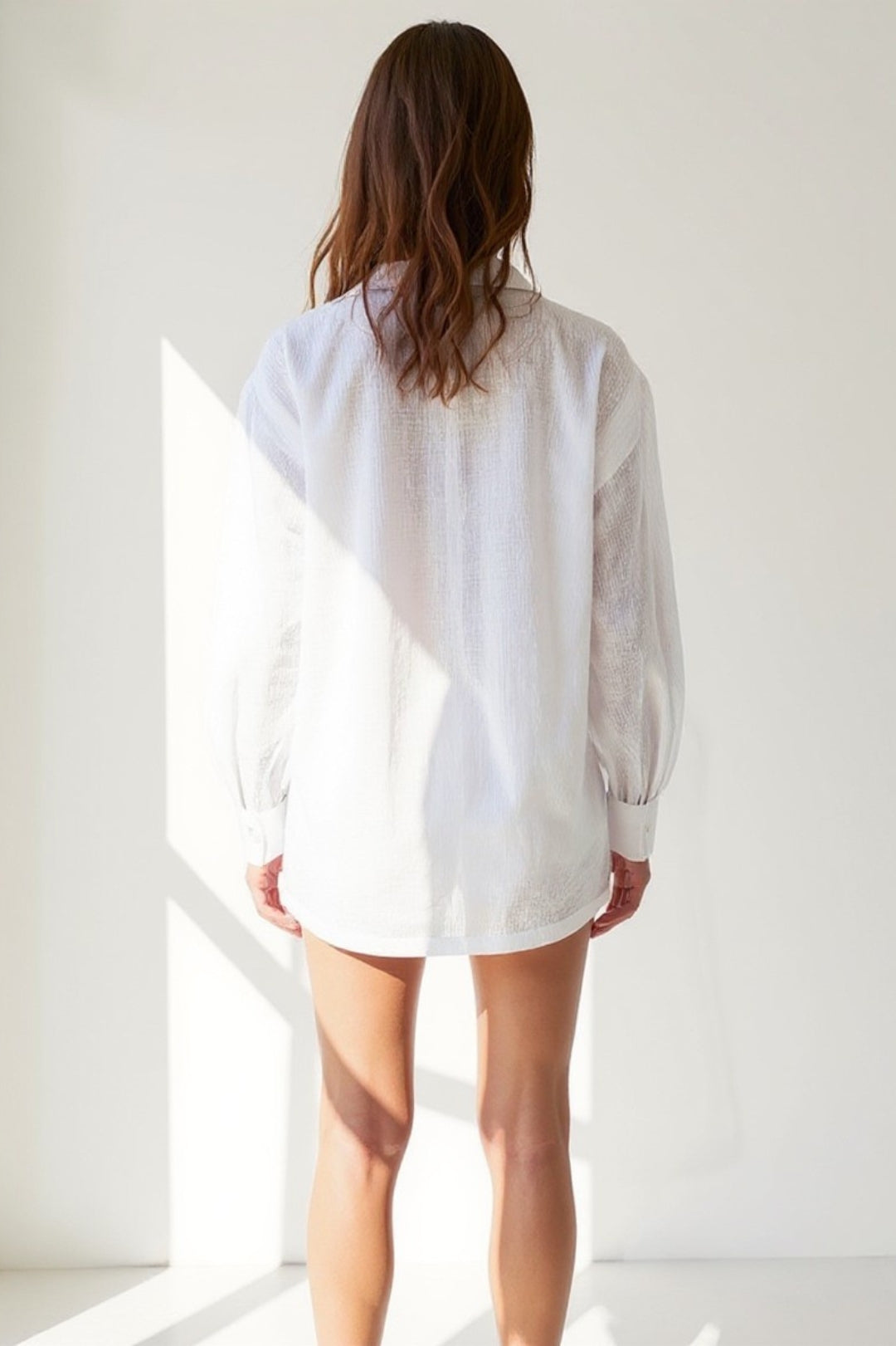 Ensemble Chemise et Short | Blanc | Léger et Décontracté