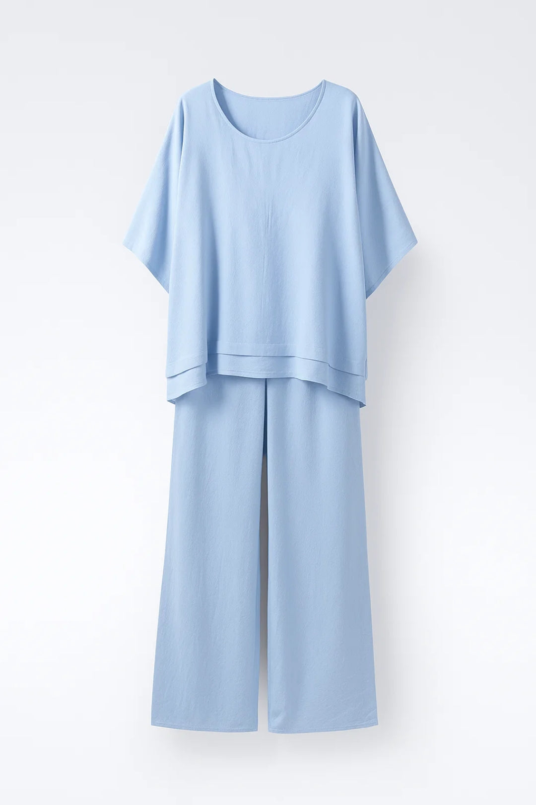 Ensemble Confort Deux Pièces | Coupe Ample | Bleu Doux