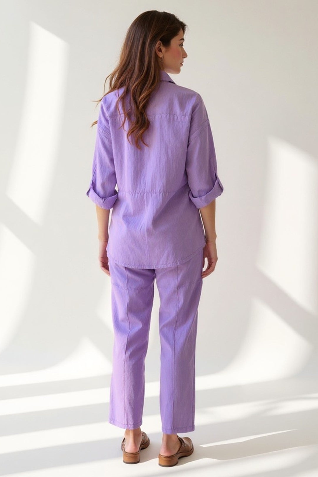 Ensemble Décontracté Deux Pièces | Chemise et Pantalon | Confort et Élégance