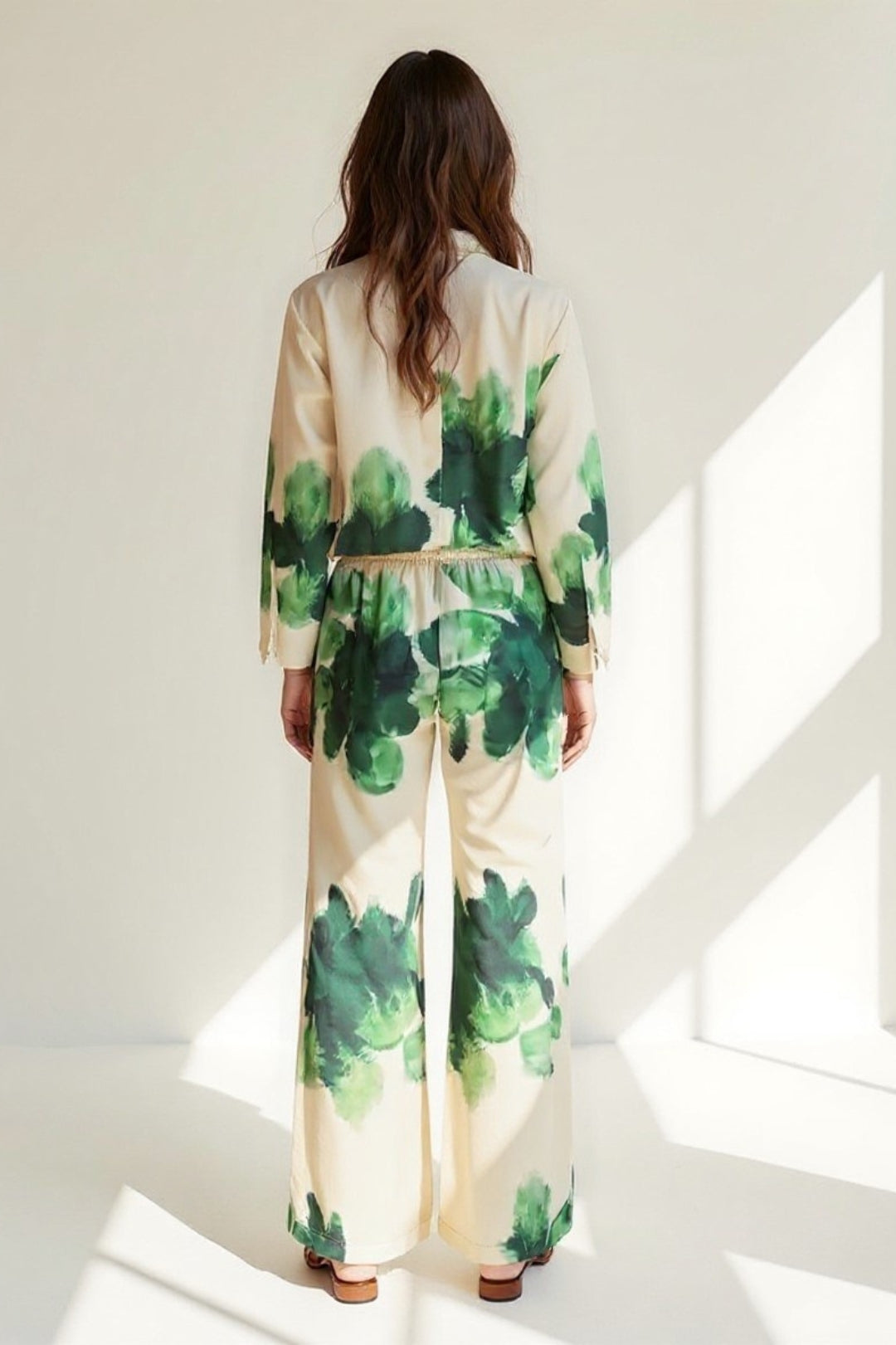 Ensemble Décontracté à Imprimé Floral | Deux Pièces | Léger et Stylé
