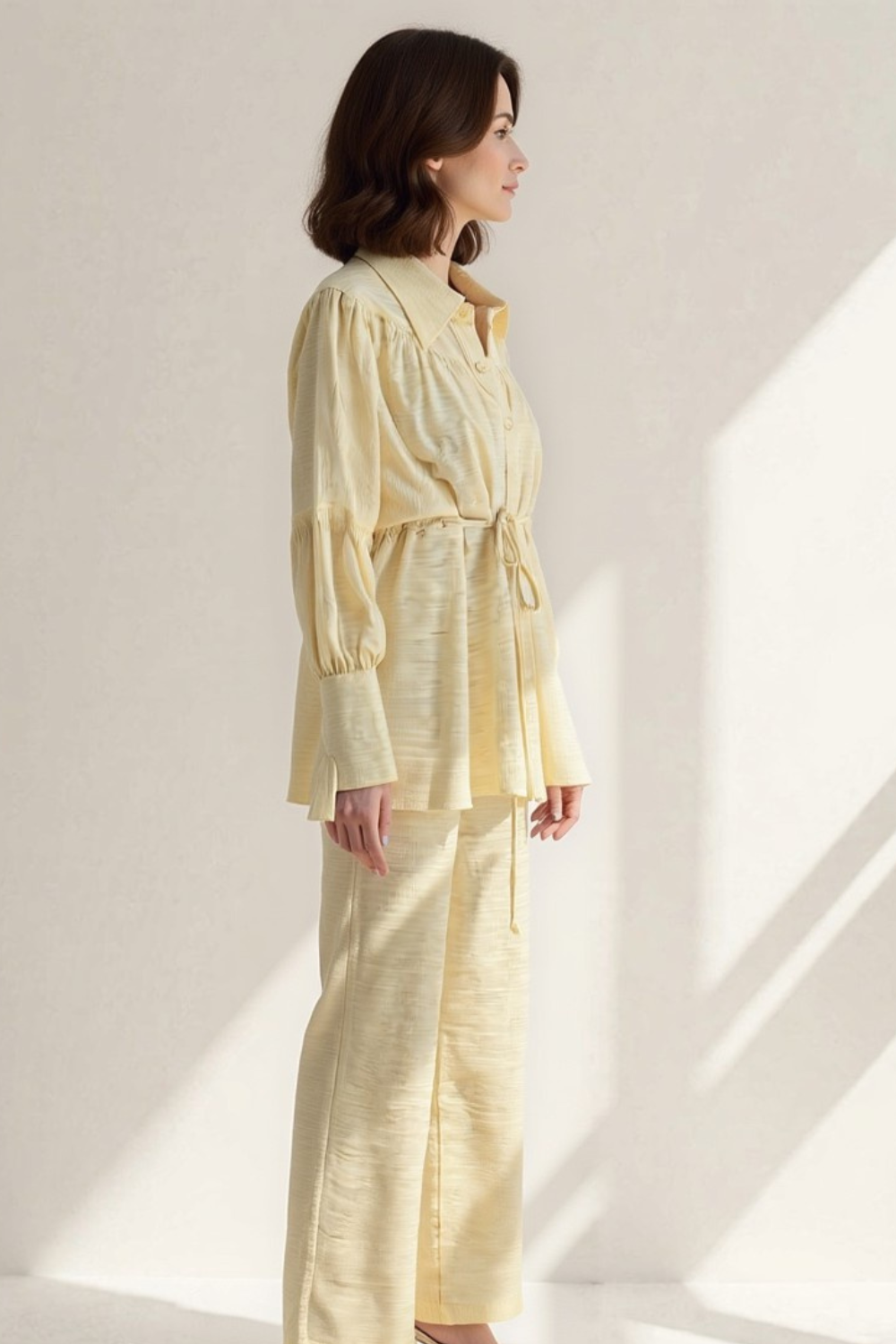Ensemble Pantalon Femme | Fluide Légèreté | Taille Ajustable Chic