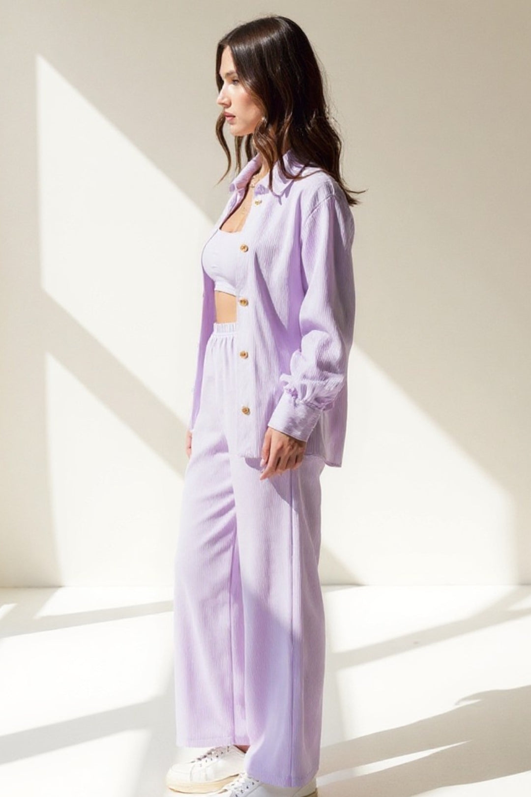 Ensemble Pantalon et Veste | Tissu Côtelé | Chic et Confortable
