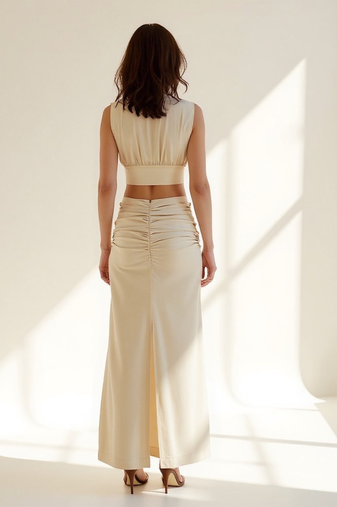 Ensemble haut court et jupe longue | Coupe élégante | Style estival moderne