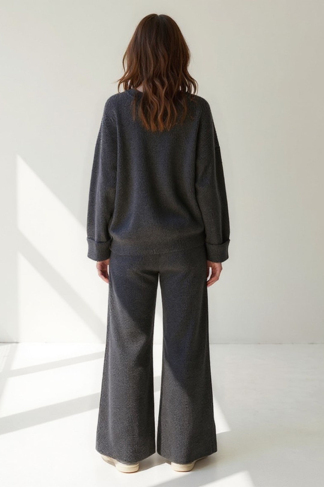 Ensemble pull et pantalon en maille | Maille douce | Confort décontracté
