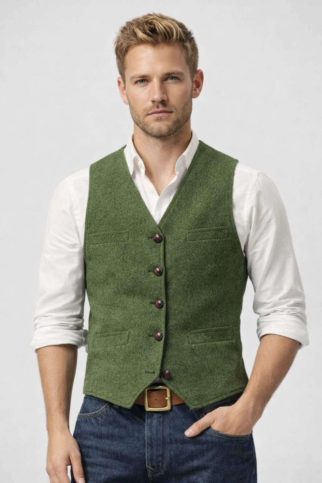 Gilet Homme | tenue élégante & allure formelle | coupe ajustée pour Printemps