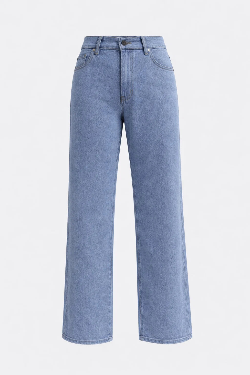 Jean Femme | taille haute & jambe large | coupe droite structurée pour Printemps