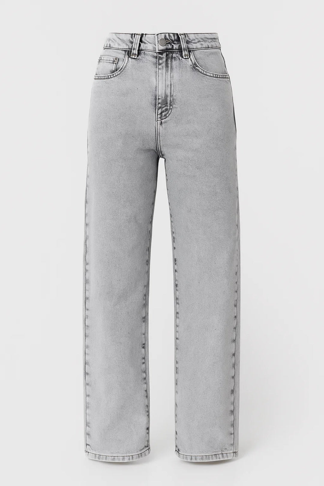 Jean Taille Haute Femme | Jean Large Coupe Droite | Léger et Respirant