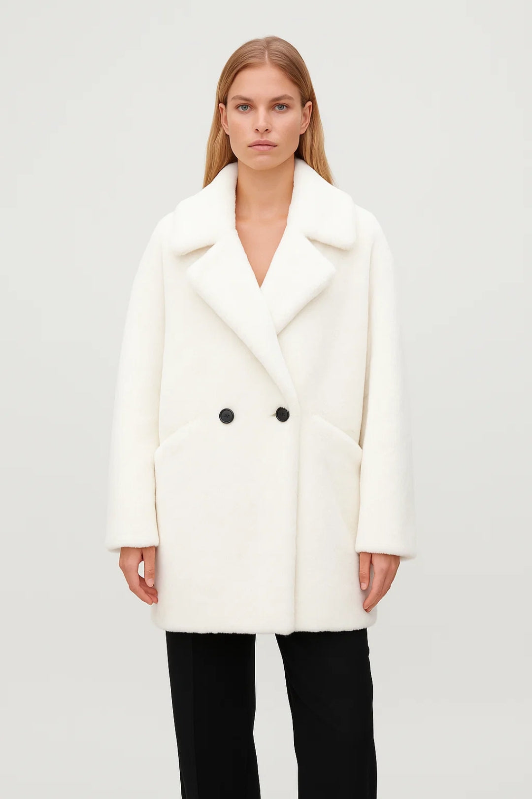 Manteau Classique | Manteau long à double boutonnage | Léger et Respirant