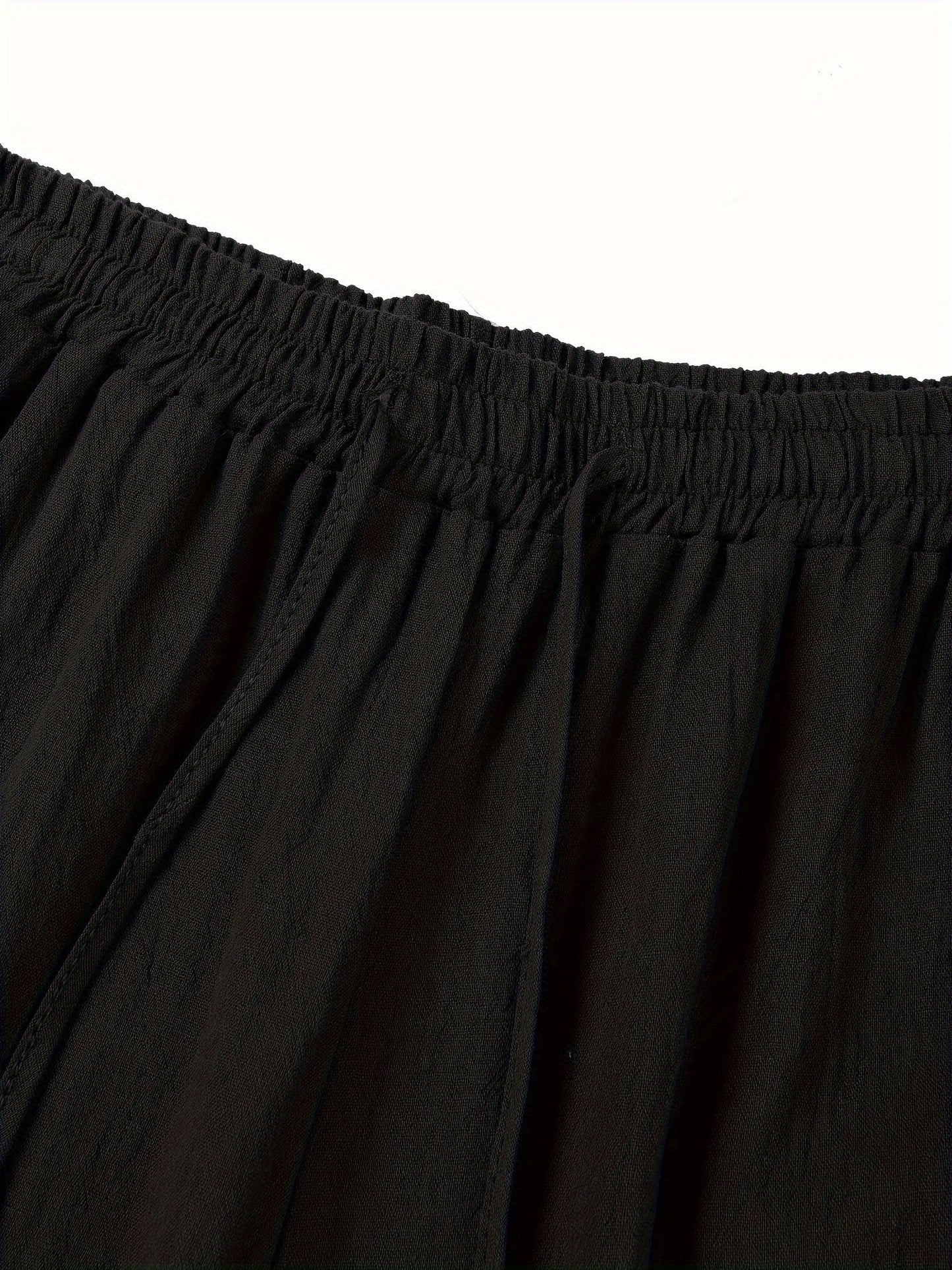 Antoine - Pantalon en Lin Homme Décontracté avec Taille Élastiquée et Coupe Fluide