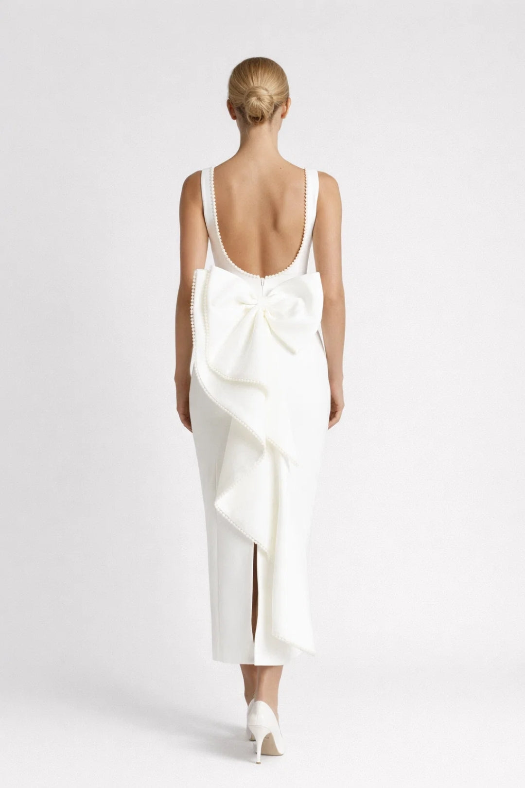 Robe Maxi Femme - Col Bateau Sans Manches Moulante | Élégante