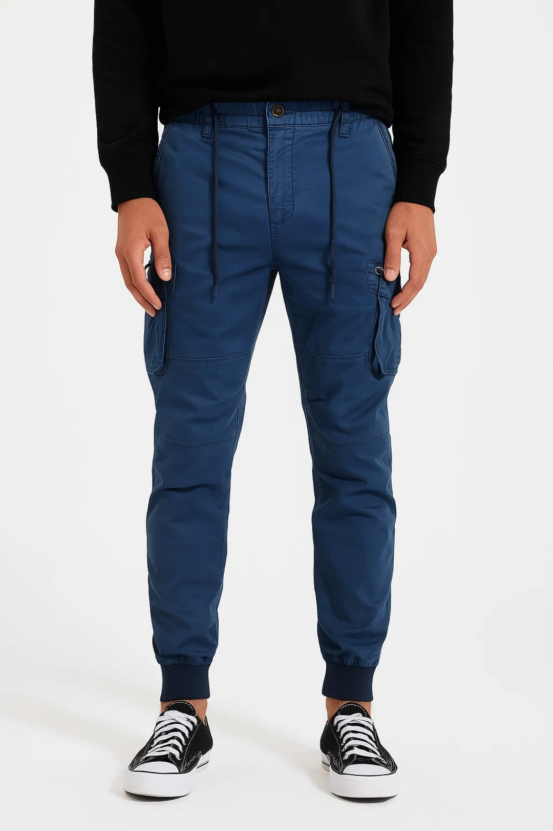 Pantalon Cargo Homme | coupe fuselée | détails fonctionnels pour Mi-Saison