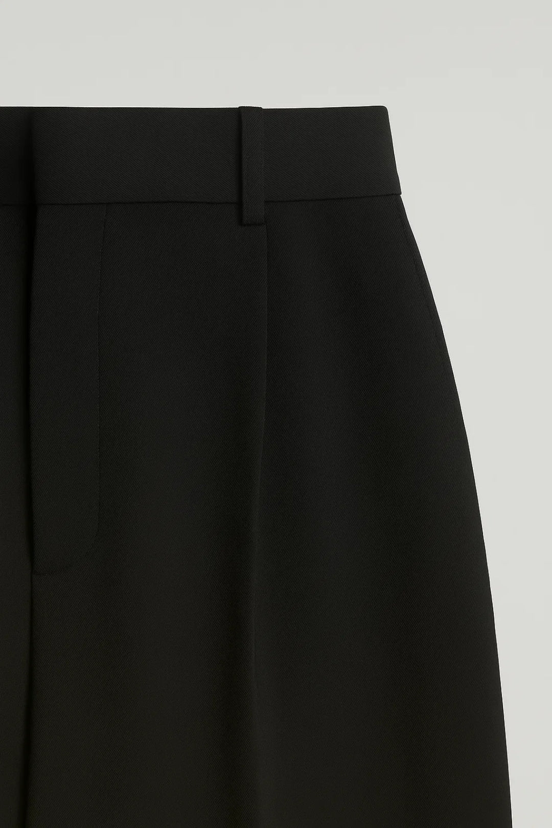 Pantalon Large Taille Haute | Noir | Élégance et Confort