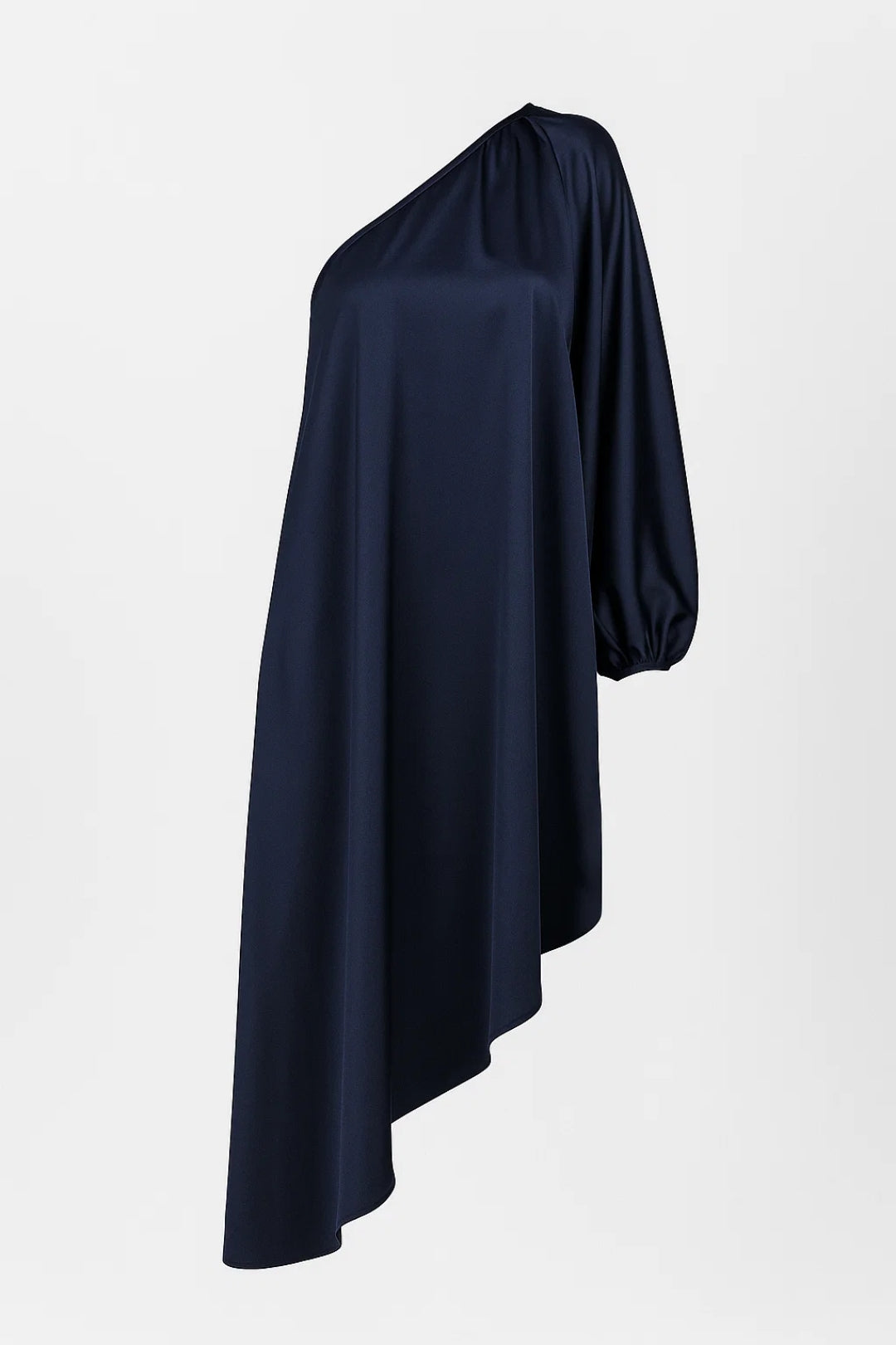 Robe Asymétrique à Une Manche | Robe de Soirée Fluide | Élégante et Moderne