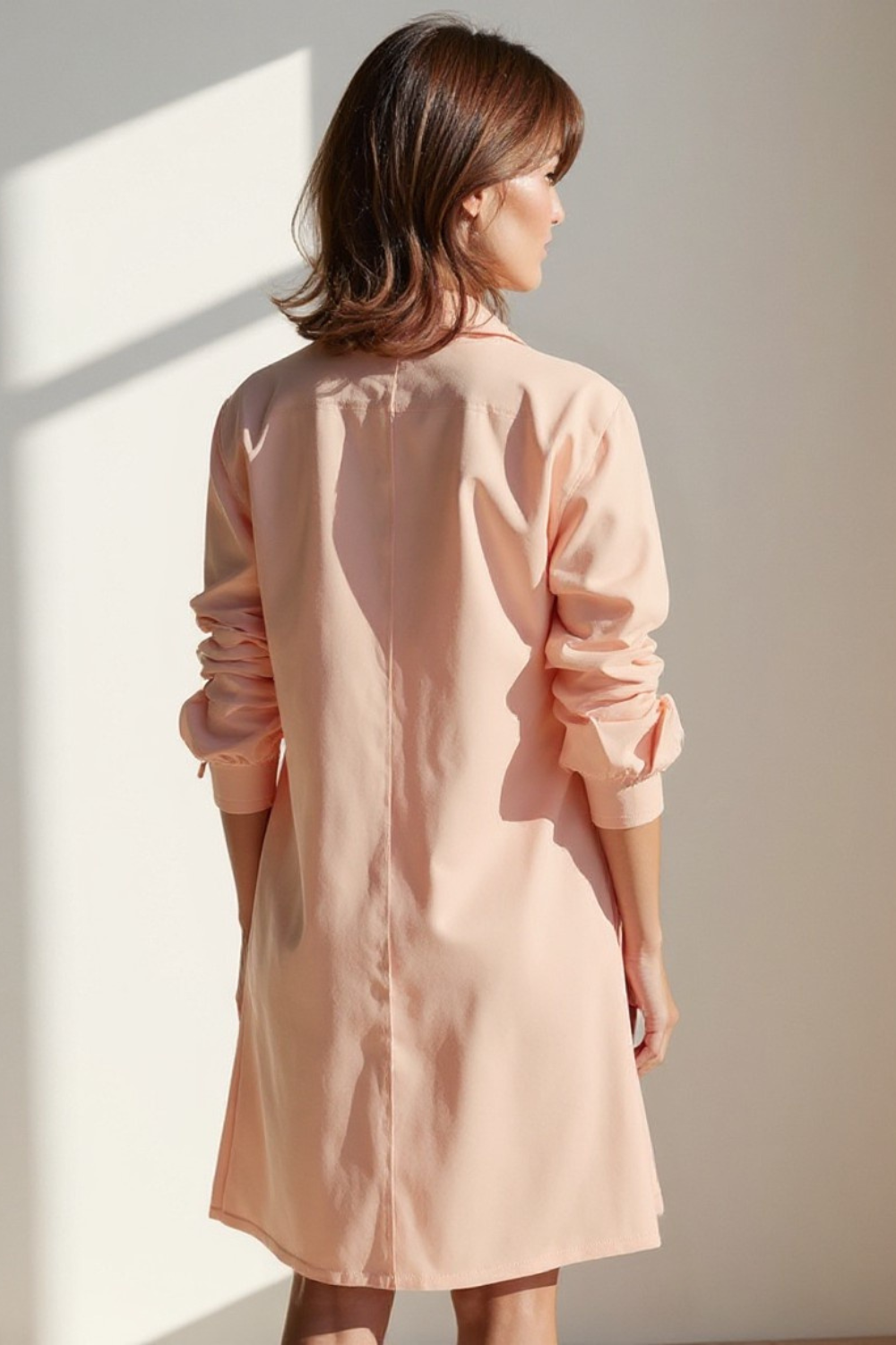 Robe Chemise Femme | Coupe Ample Élégante | Boutonnée avec Poches