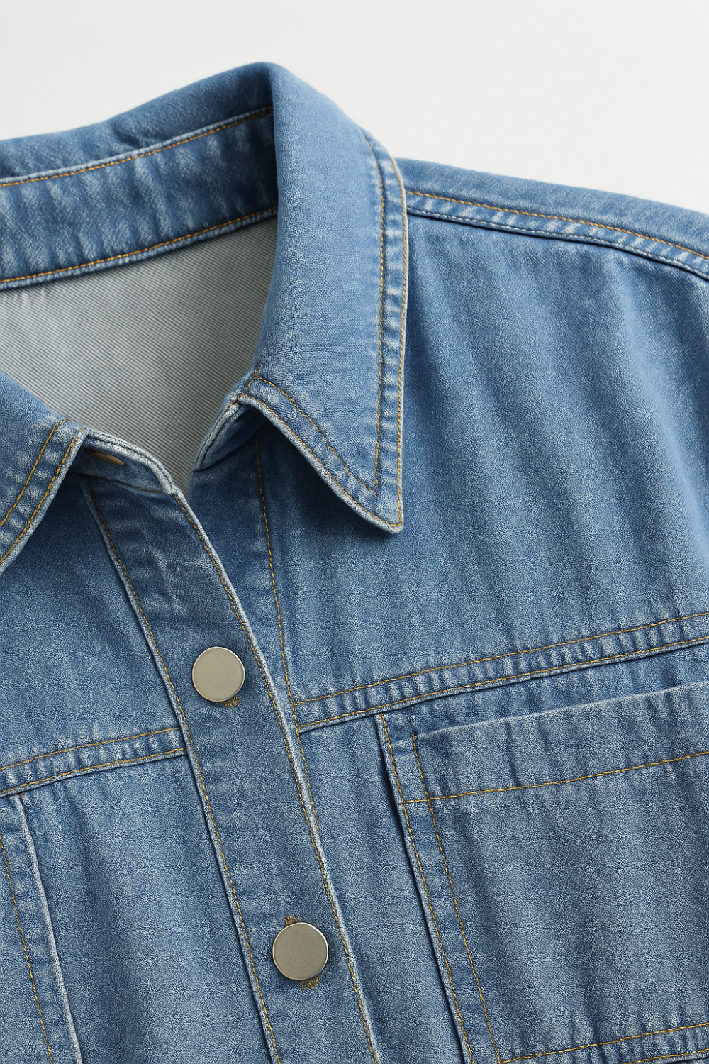 Robe Chemise en Jean Femme | Taille Élastique | Pratique et Tendance