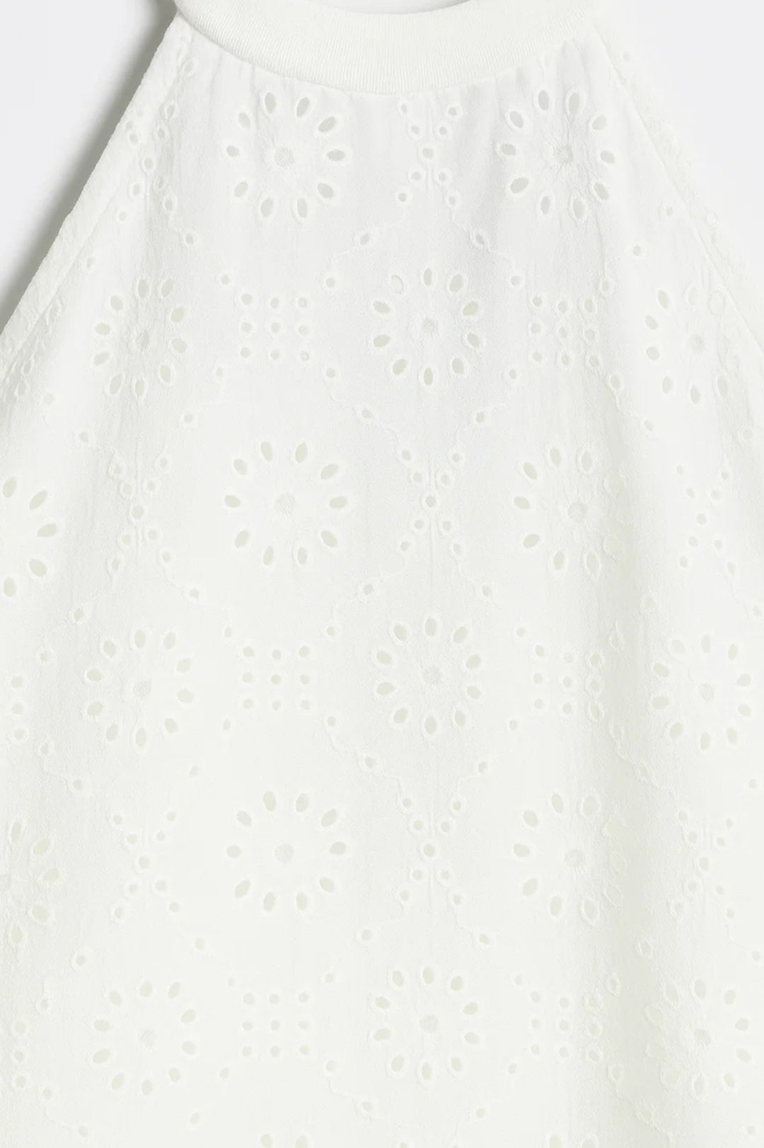 Robe Courte Brodée | Robe d’Été Sans Manches | Légère et Aérée