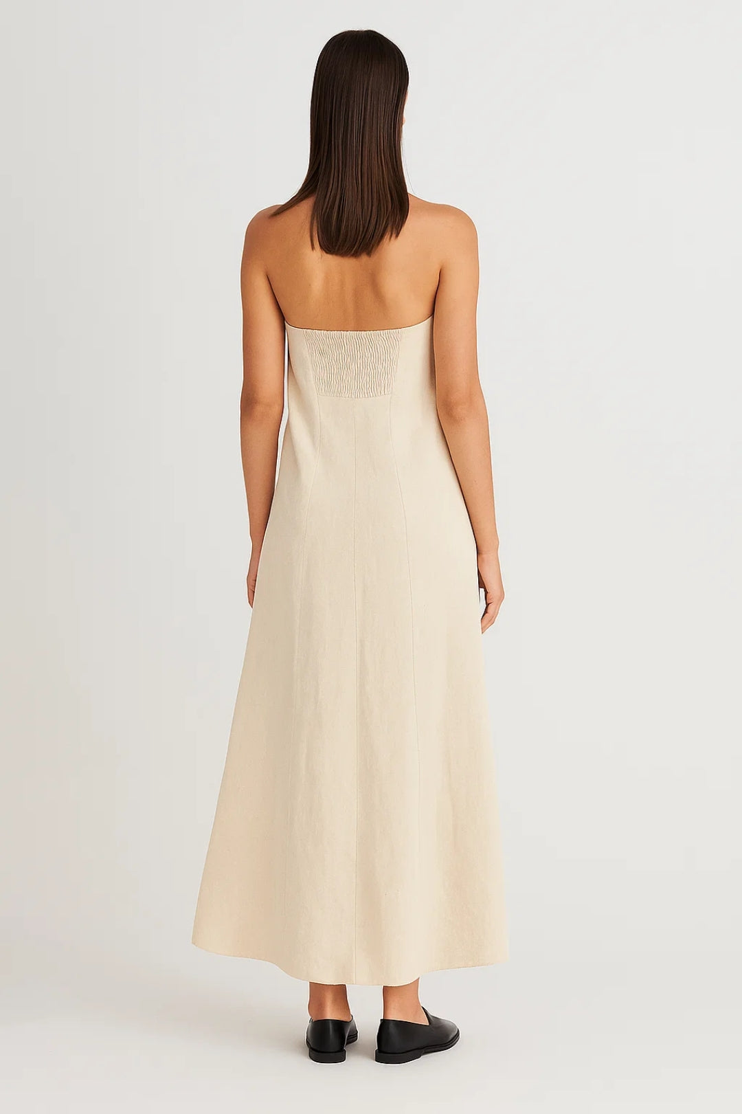 Robe Longue en Lin | Lin Naturel | Légère et Respirante