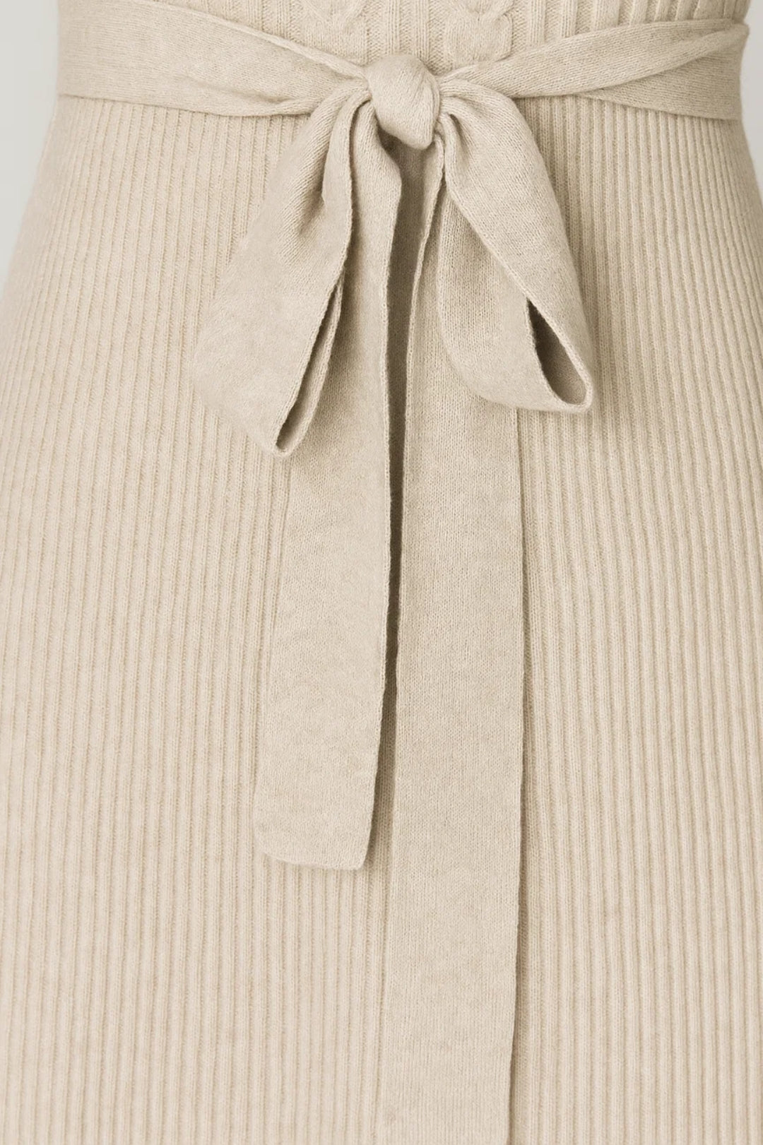 Robe Maille Élégante | Robe midi à manches longues | Confortable et Structurée