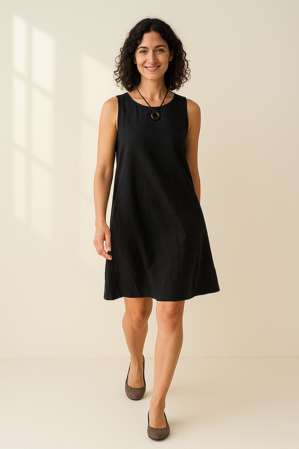 Robe Sans Manches Femme | Coton Doux | Coupe Décontractée