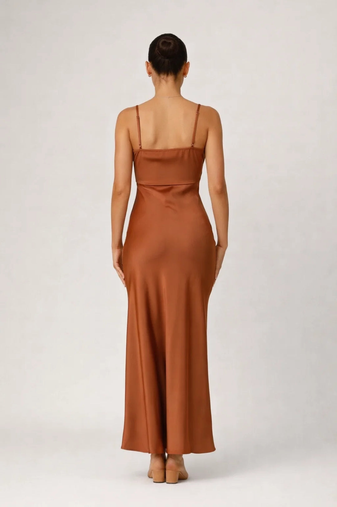 Robe Maxi Femme - Bretelles Fines Fendue Dos Nu | Élégante