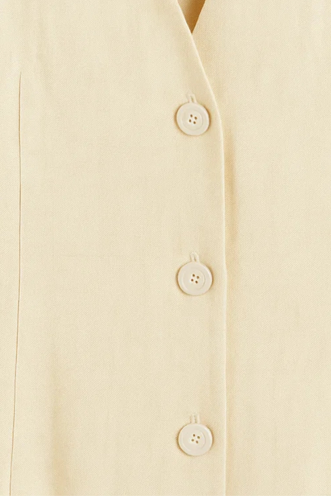 Robe midi boutonnée | Robe à manches bouffantes 3/4 | Légère et respirante