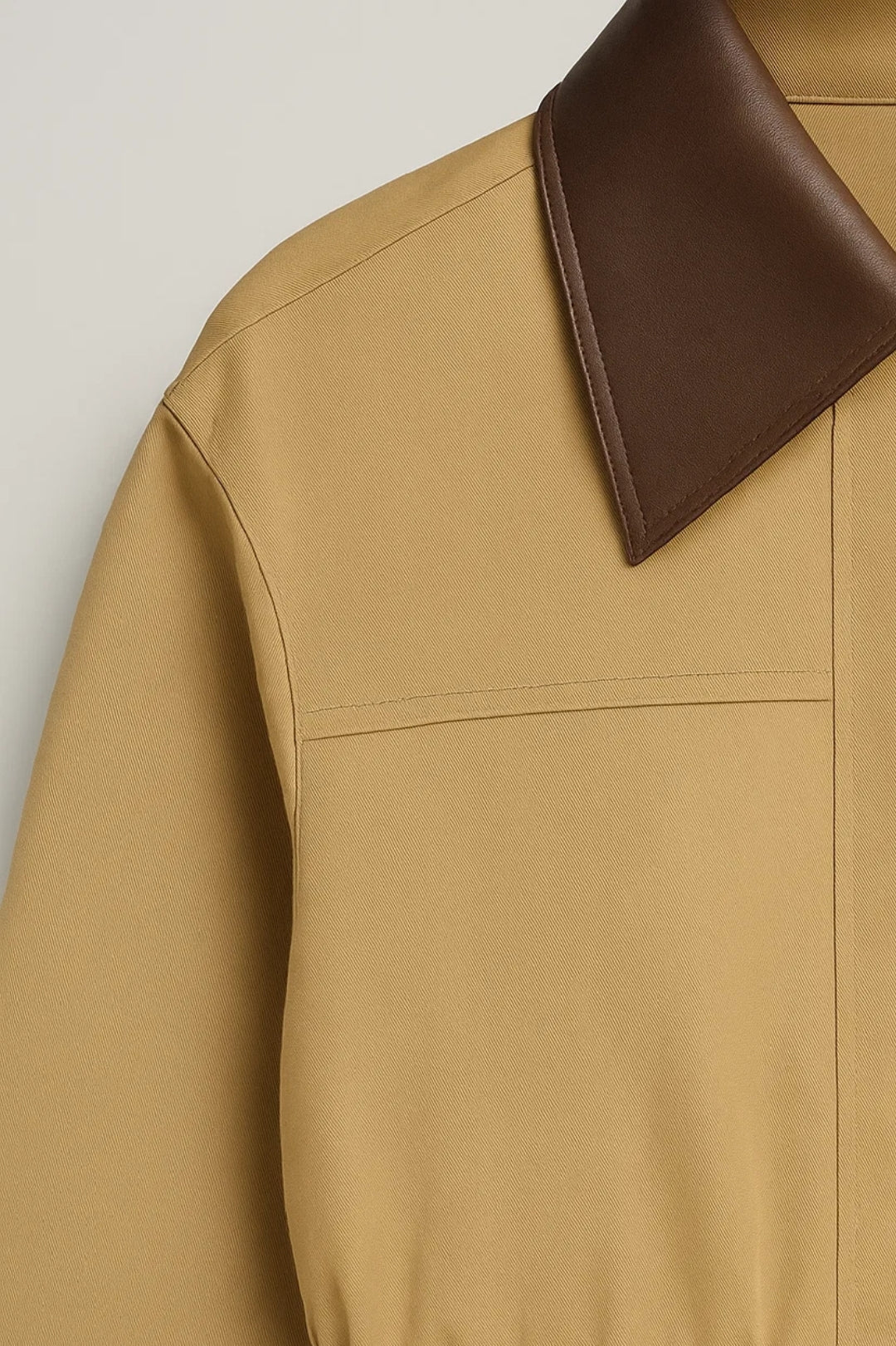 Veste Utility Femme | Veste avec Col Contrasté | Légère et Tendance