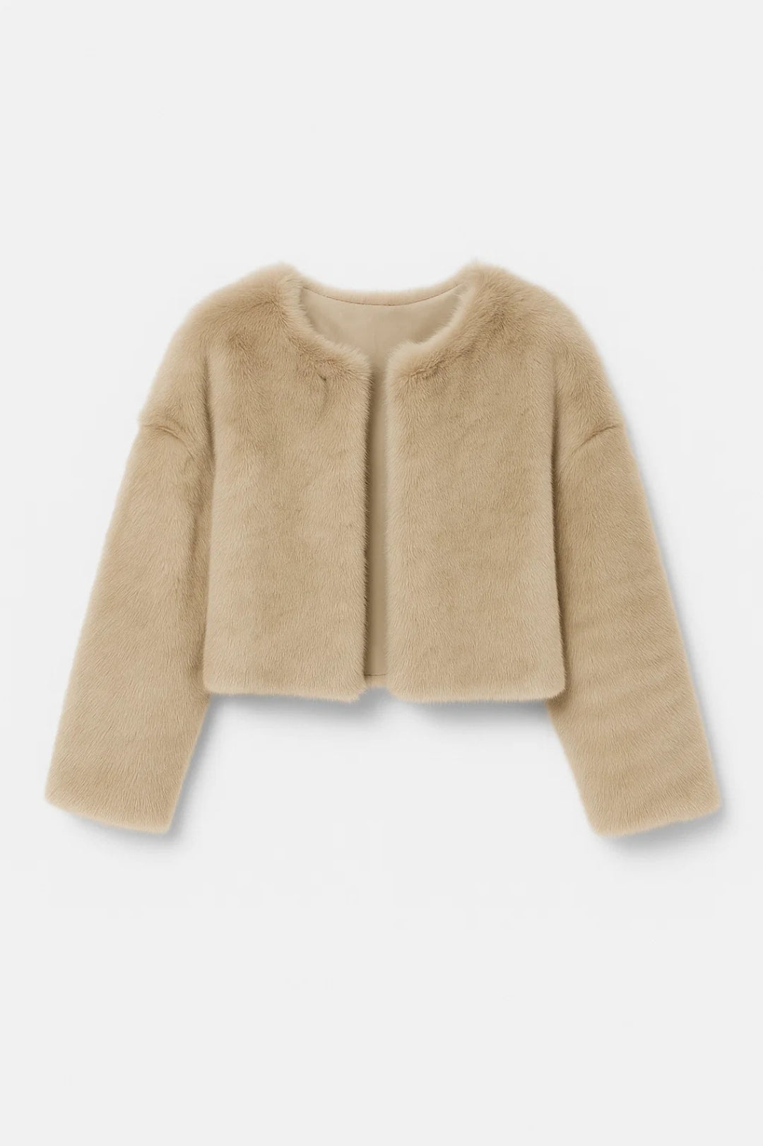 Manteau Court en Fausse Fourrure | Élégant et Douillet | Style Moderne