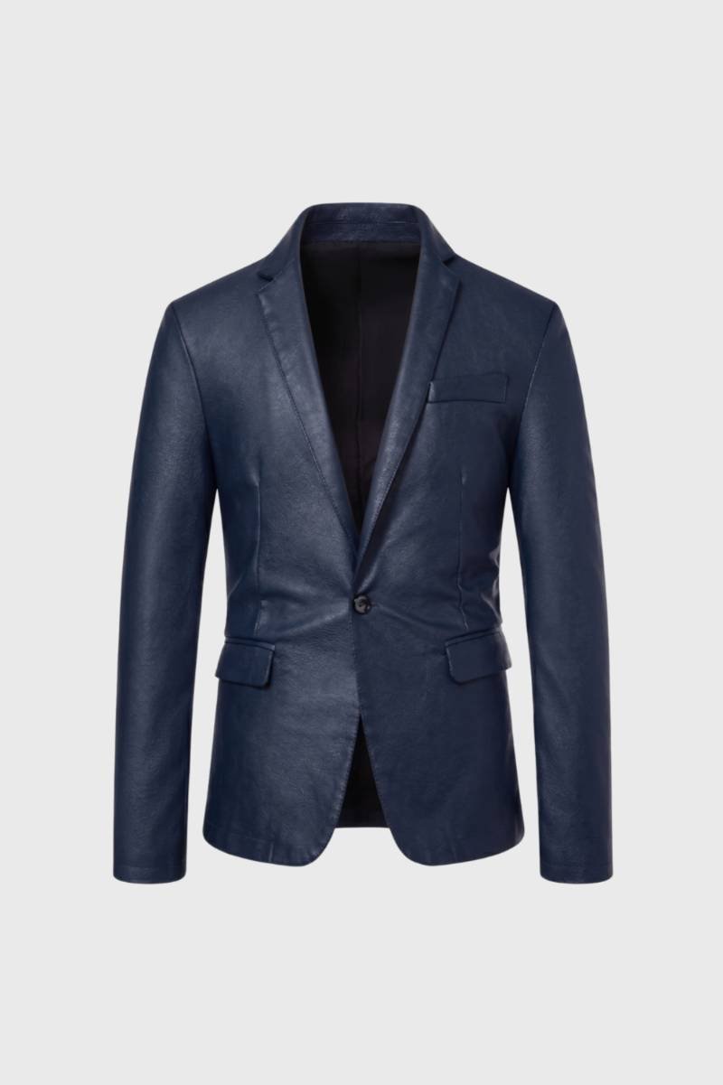Blazer Homme - Moderne Aspect Revers és | Sophistiqué — Marine