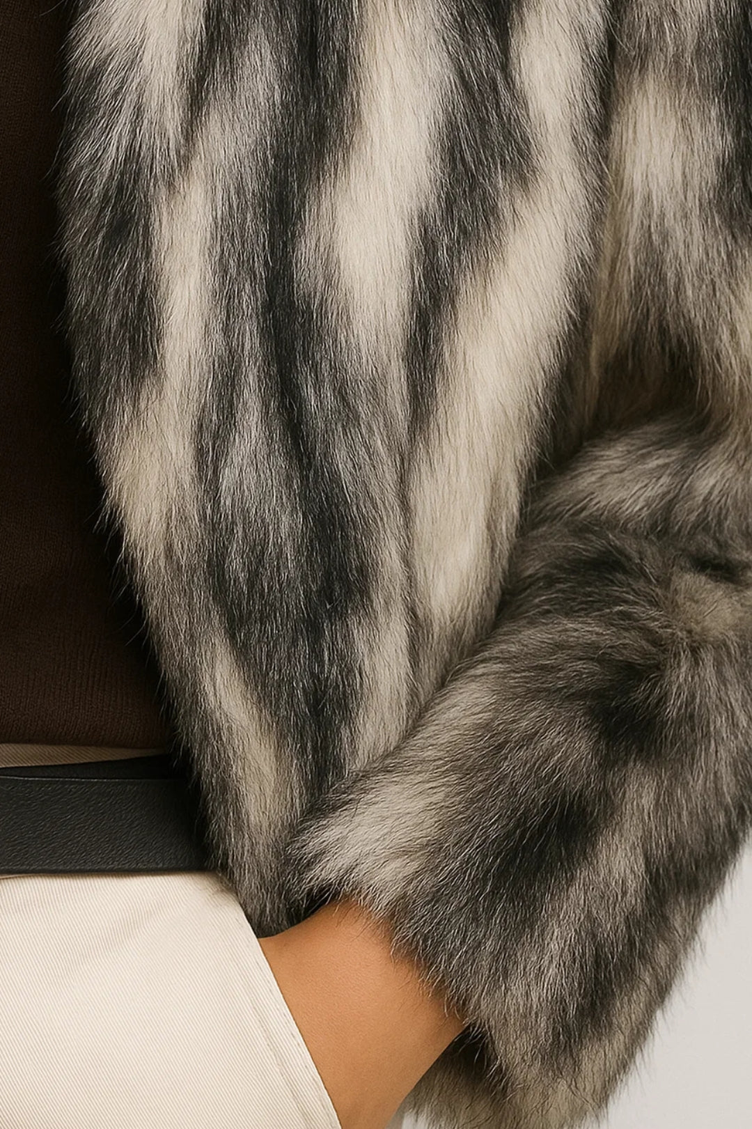 Vestes Automne | Manteau court imitation fourrure femme | Élégant et confortable