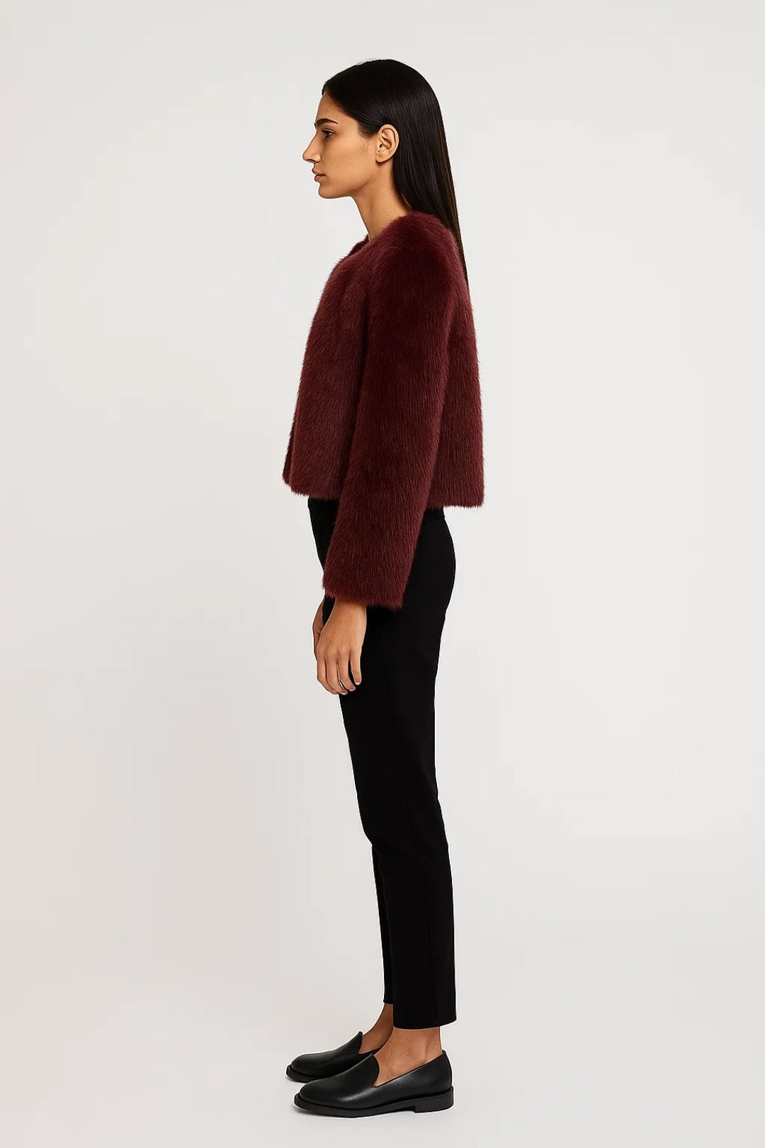 Vestes Hiver | Veste courte en fausse fourrure pour femme | Élégante et douce au toucher