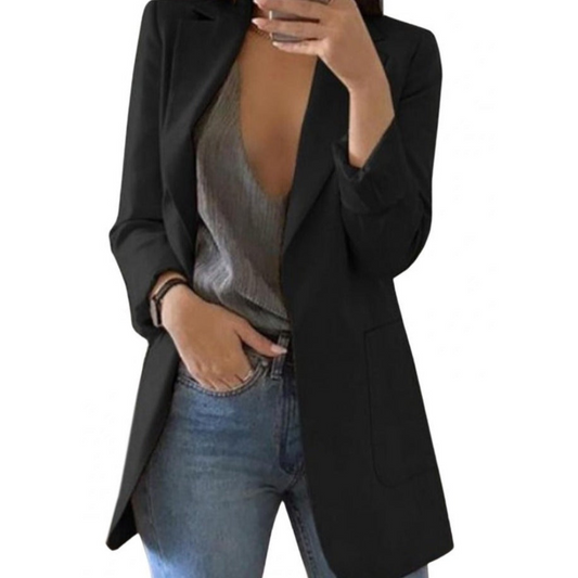 Blazer Long Élégance Urbaine | Structure et Charme