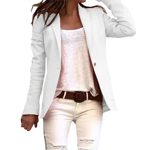 Blazer Blanc Pureté | Moderne et Lumineux