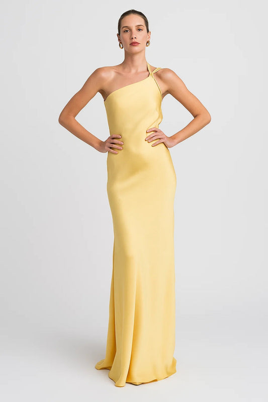 Robe Longue Asymétrique | Fluide et Légère | Occasion Habillée