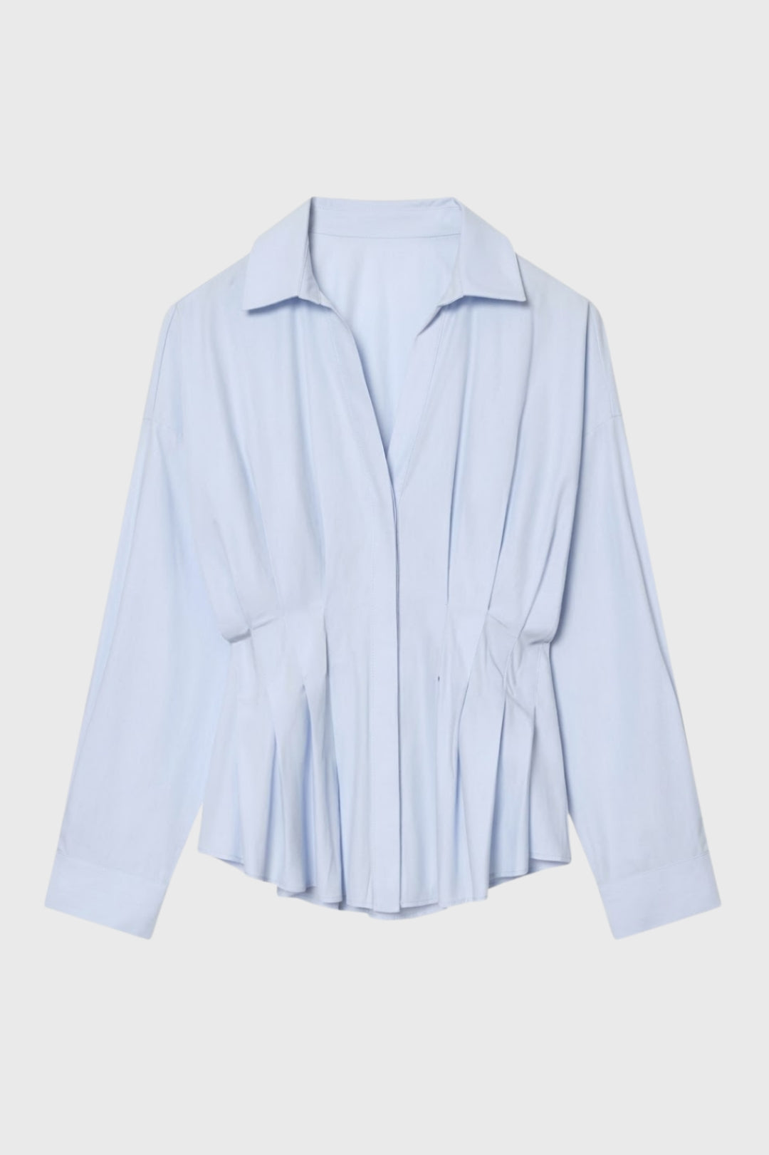 Blouse Femme - Oversize Taille Cintrée avec Col | Élégant