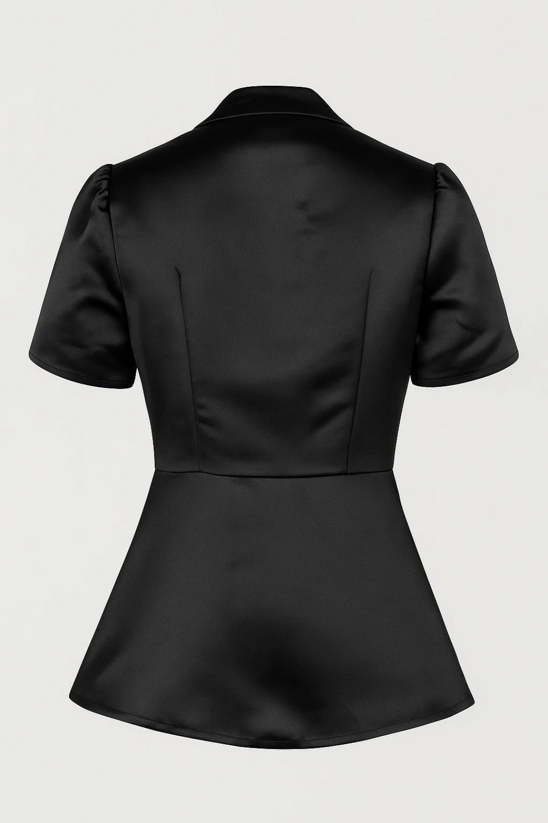 Blouse Femme | cintrée | col montant et boutons structurés pour Mi-Saison