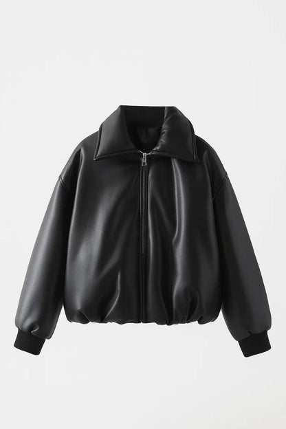 Blouson Court Femme | Veste Décontractée à Fermeture Éclair | Léger et Moderne