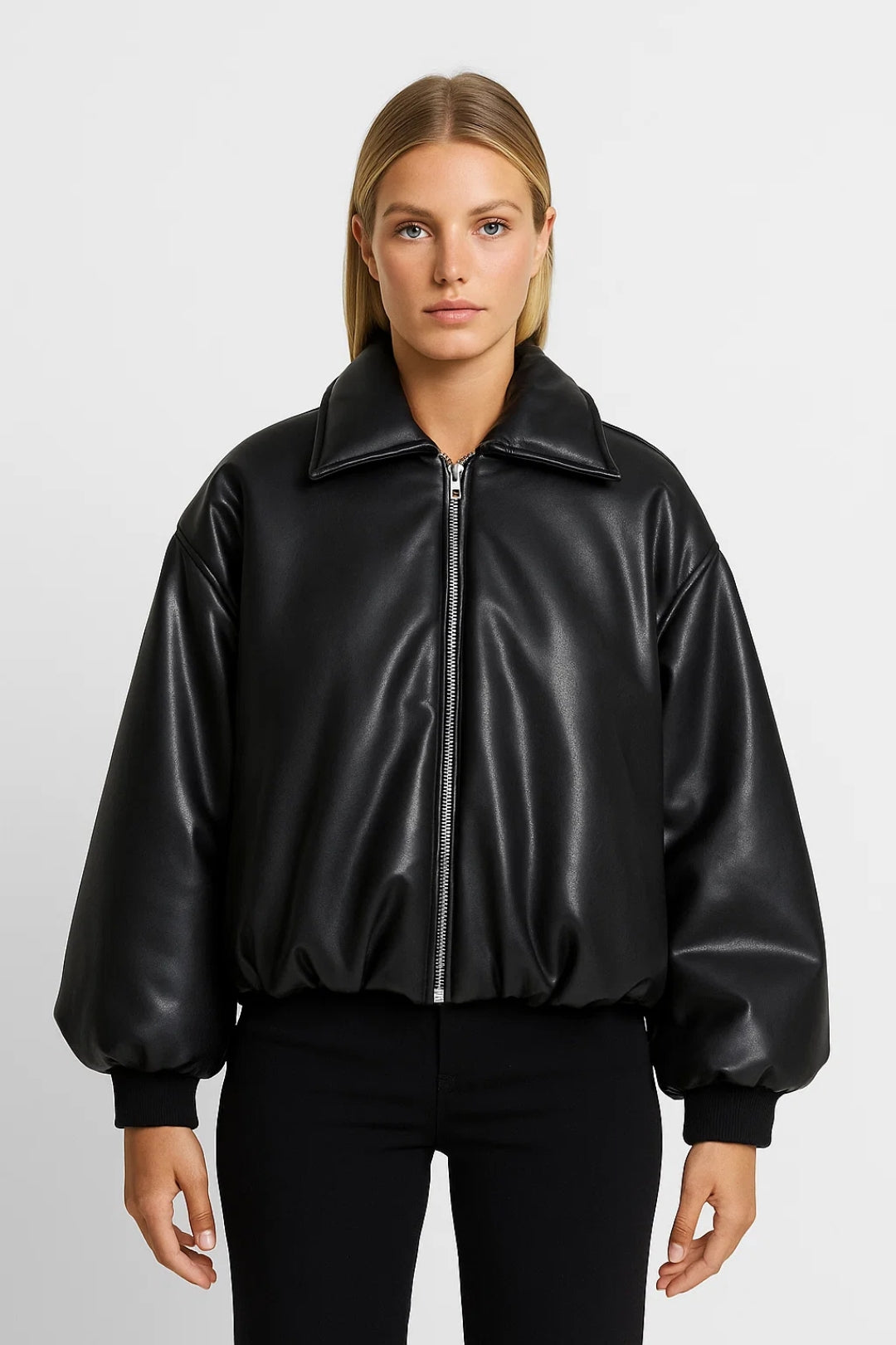 Blouson Court Femme | Veste Décontractée à Fermeture Éclair | Léger et Moderne