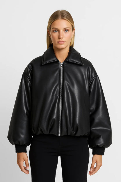 Blouson Court Femme | Veste Décontractée à Fermeture Éclair | Léger et Moderne