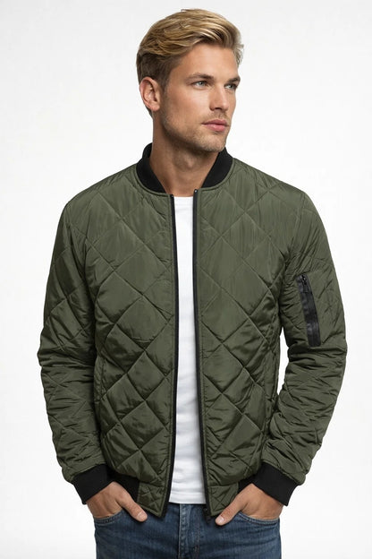 Blouson Homme | streetwear & tendance | matelassage losangé intégral pour Hiver