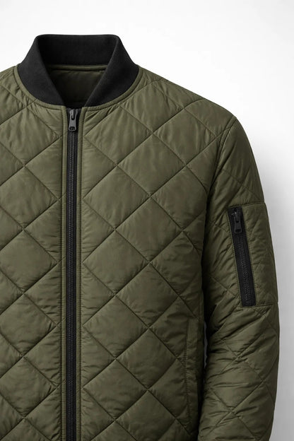 Blouson Homme | streetwear & tendance | matelassage losangé intégral pour Hiver