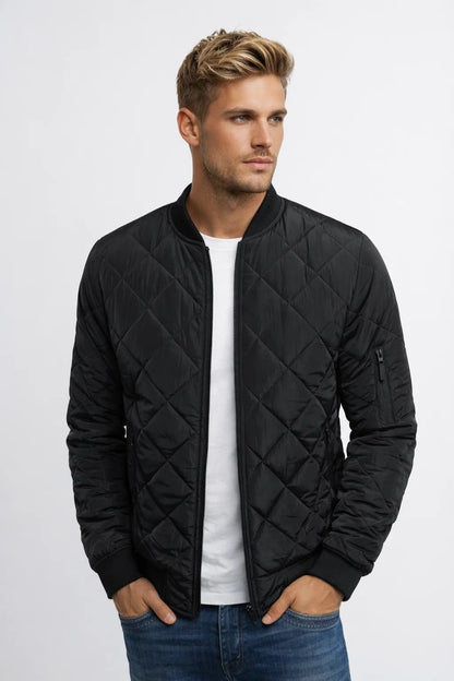 Blouson Homme | streetwear & tendance | matelassage losangé intégral pour Hiver