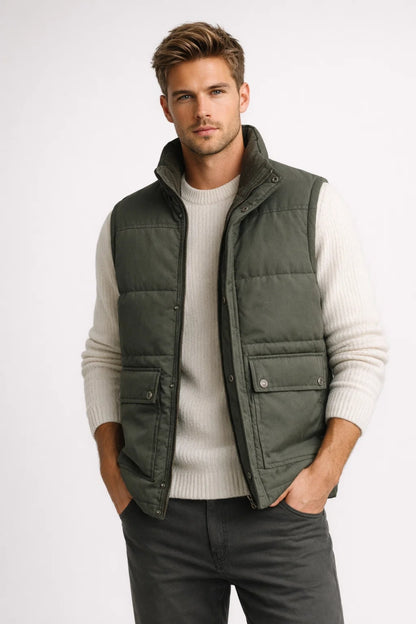 Bodywarmer Homme | léger & polyvalent | coupe matelassée pour Printemps