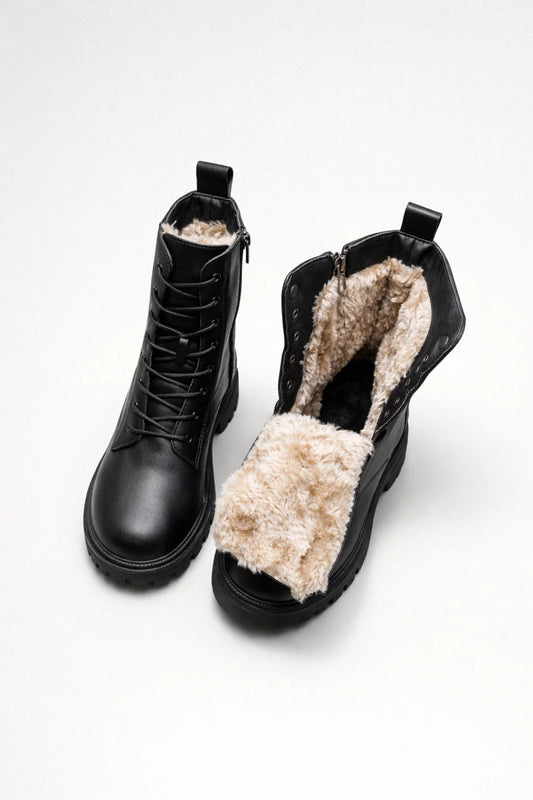 Bottines Femme | chaud & confortable | doublure fourrée pour Hiver