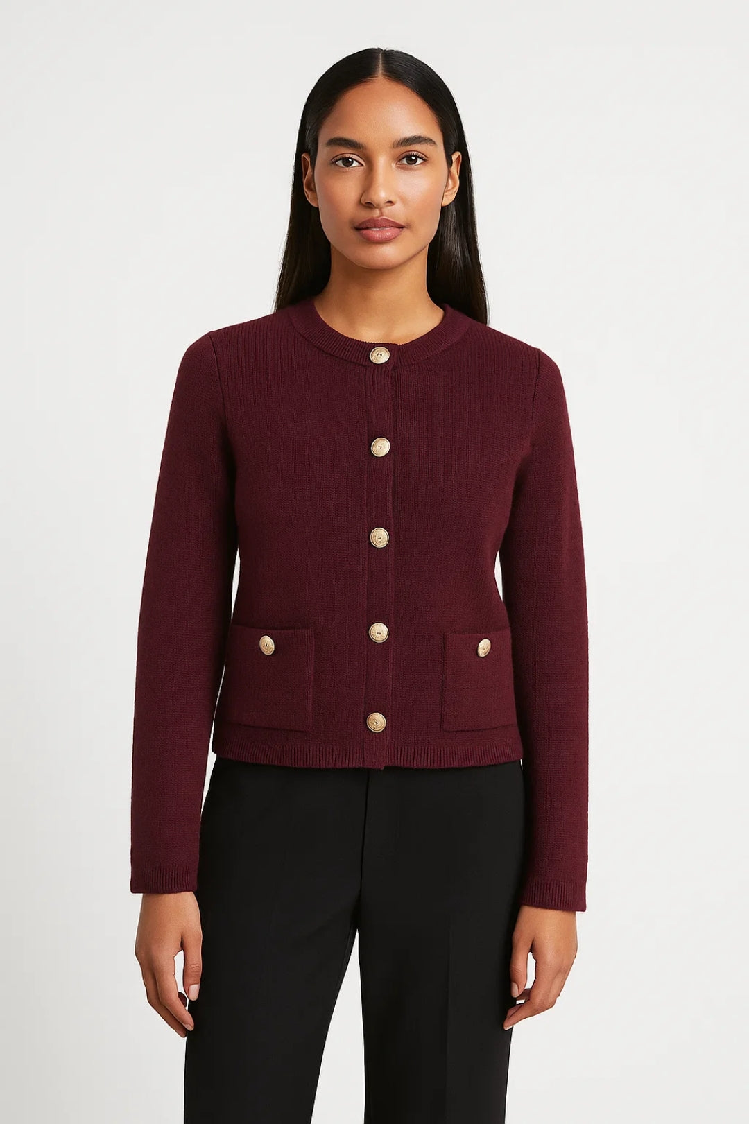 Cardigan Classique à Boutons | Gilet Femme | Élégant et Polyvalent