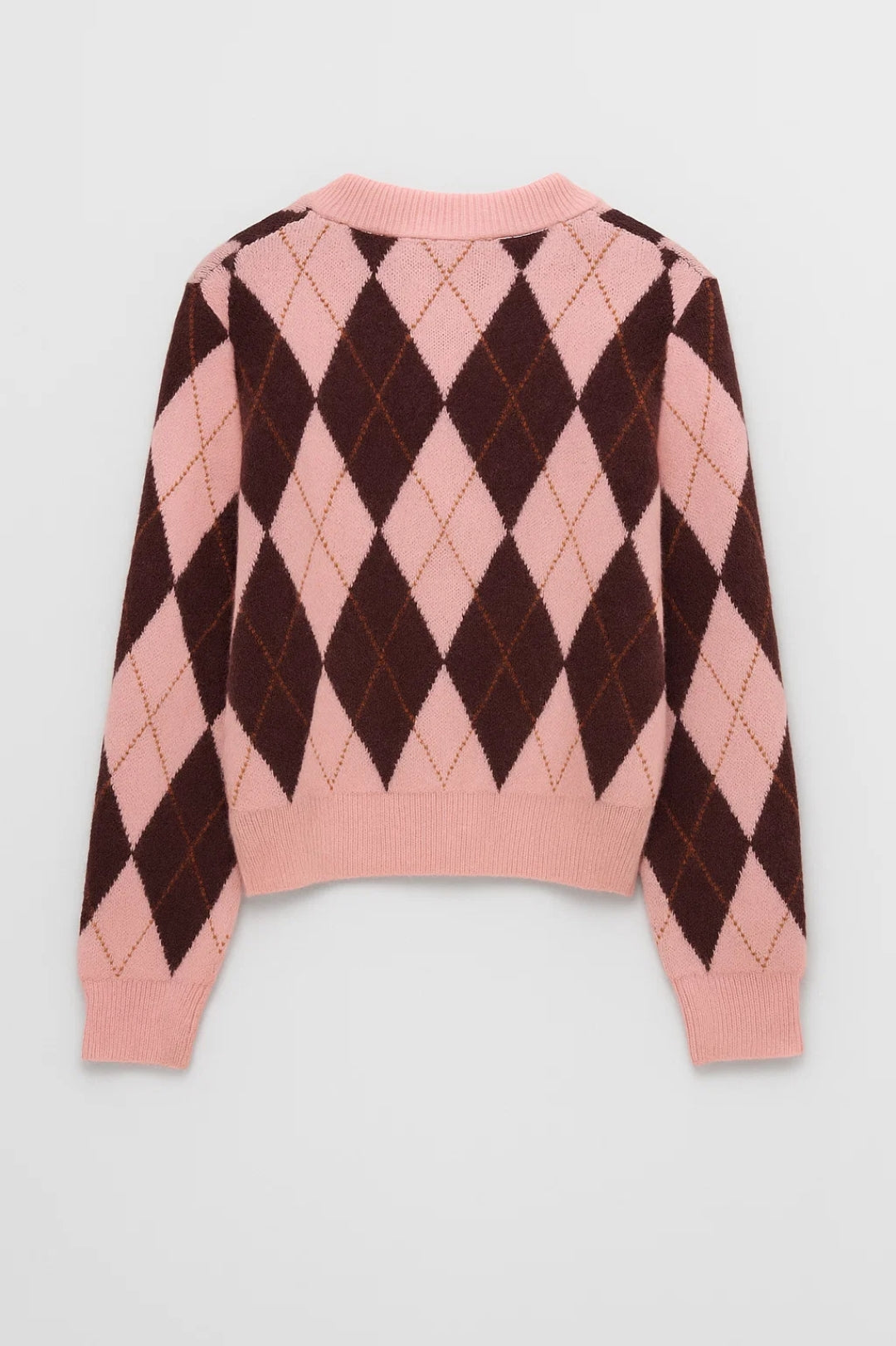 Cardigan à Losanges | Gilet femme | Chaud et Rétro