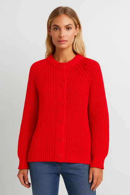 Cardigan Épais à Boutons | Gilet femme | Confortable et Moderne